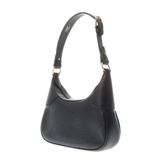 Gucci GG Aphrodite Small Black Gold Hardware Soft Leather Shoulder Bag - Picture 2 of 10